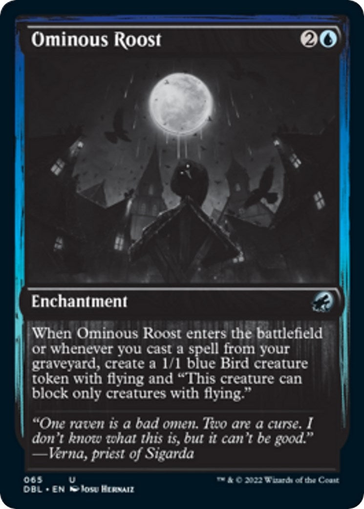 Image for Ominous Roost (65) [Innistrad: Double Feature] - Magic: The Gathering