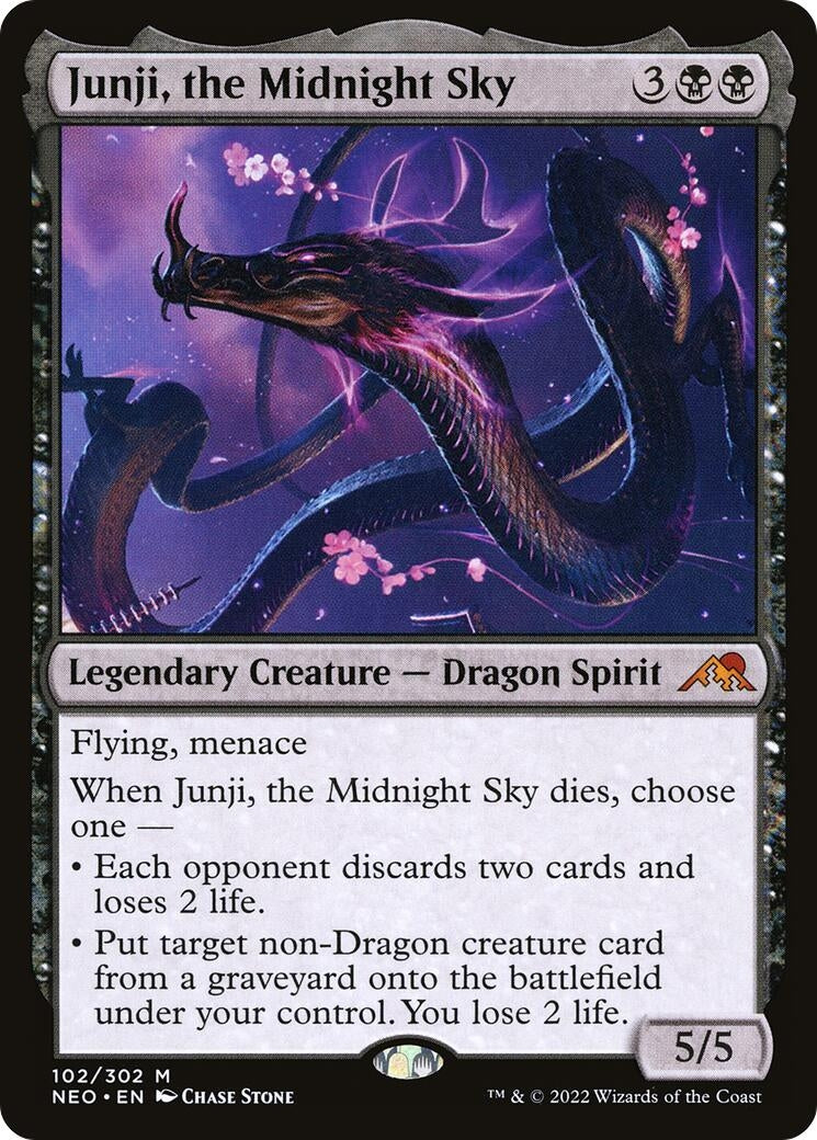 Image for Junji, the Midnight Sky (102) [Kamigawa: Neon Dynasty] - Magic: The Gathering