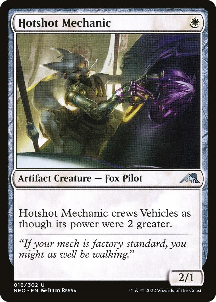 Image for Hotshot Mechanic (16) [Kamigawa: Neon Dynasty] - Magic: The Gathering