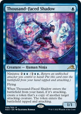 Image for Thousand-Faced Shadow (86) [Kamigawa: Neon Dynasty] - Magic: The Gathering