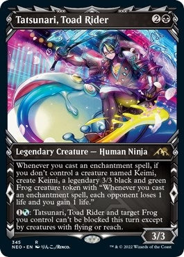 Image for Tatsunari, Toad Rider (Showcase) (345) [Kamigawa: Neon Dynasty] - Magic: The Gathering