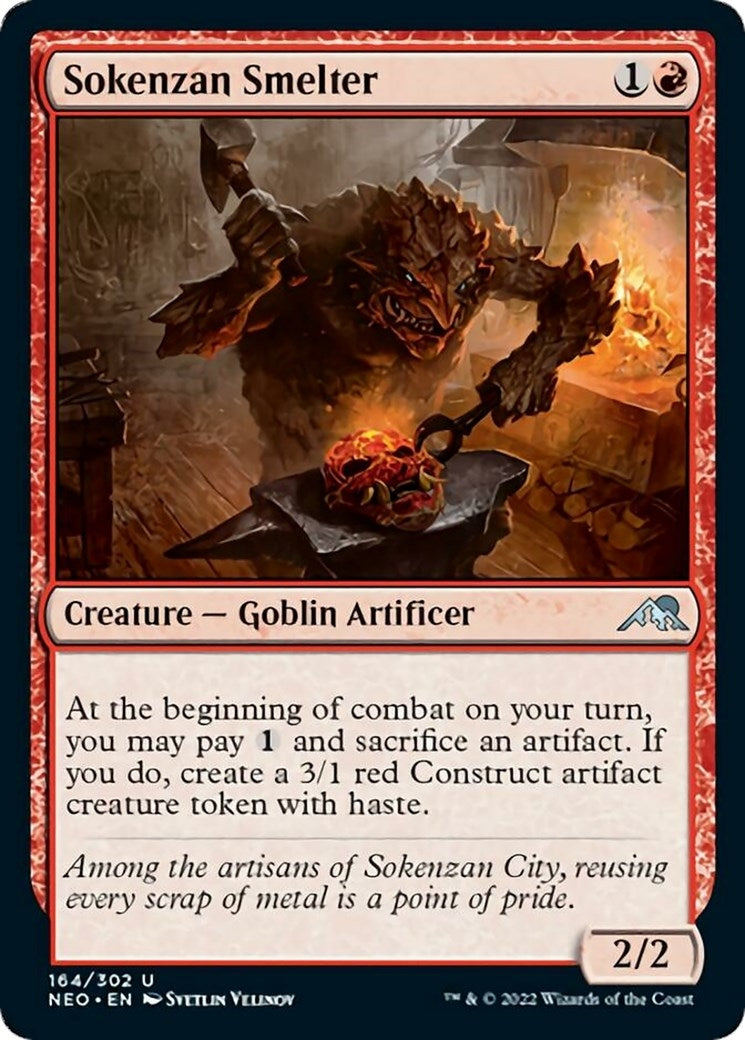 Image for Sokenzan Smelter (164) [Kamigawa: Neon Dynasty] - Magic: The Gathering
