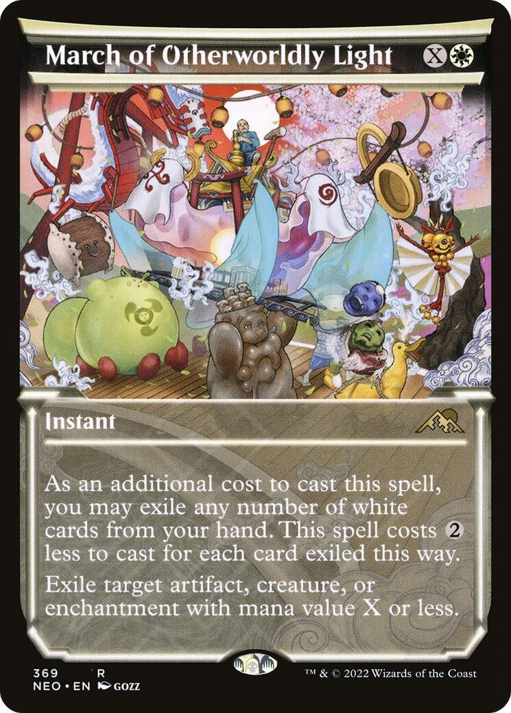Image for March of Otherworldly Light (Showcase) (369) [Kamigawa: Neon Dynasty] - Magic: The Gathering