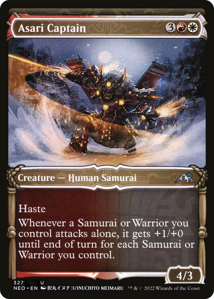 Image for Asari Captain (Showcase) (327) [Kamigawa: Neon Dynasty] - Magic: The Gathering