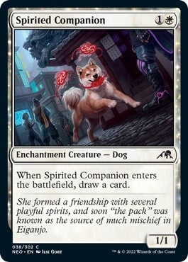 Image for Spirited Companion (38) [Kamigawa: Neon Dynasty] - Magic: The Gathering