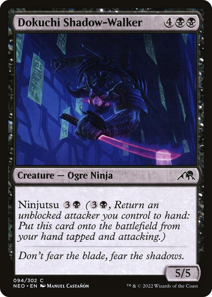 Image for Dokuchi Shadow-Walker (94) [Kamigawa: Neon Dynasty] - Magic: The Gathering