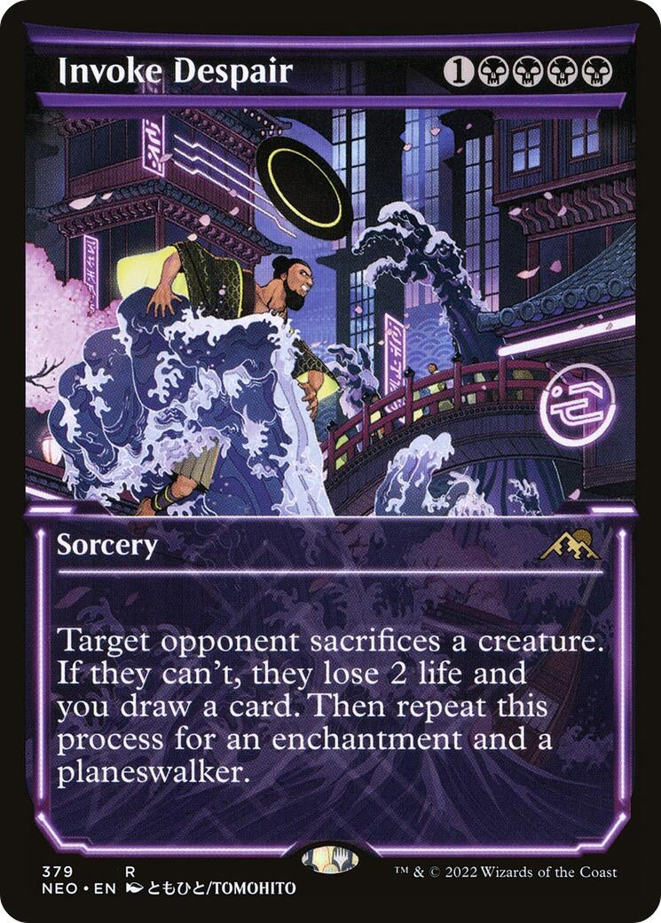 Image for Invoke Despair (Showcase) (379) [Kamigawa: Neon Dynasty] - Magic: The Gathering