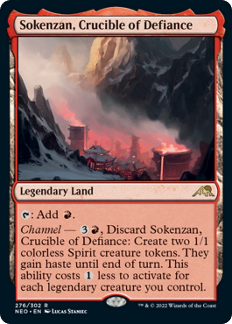 Image for Sokenzan, Crucible of Defiance (276) [Kamigawa: Neon Dynasty] - Magic: The Gathering