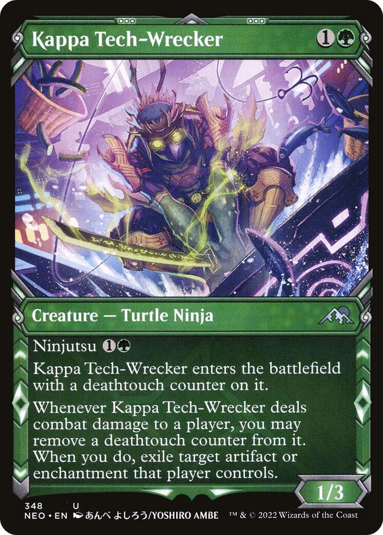 Image for Kappa Tech-Wrecker (Showcase) (348) [Kamigawa: Neon Dynasty] - Magic: The Gathering