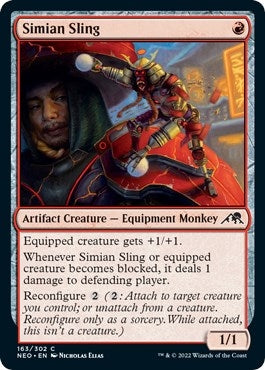 Image for Simian Sling (163) [Kamigawa: Neon Dynasty] - Magic: The Gathering