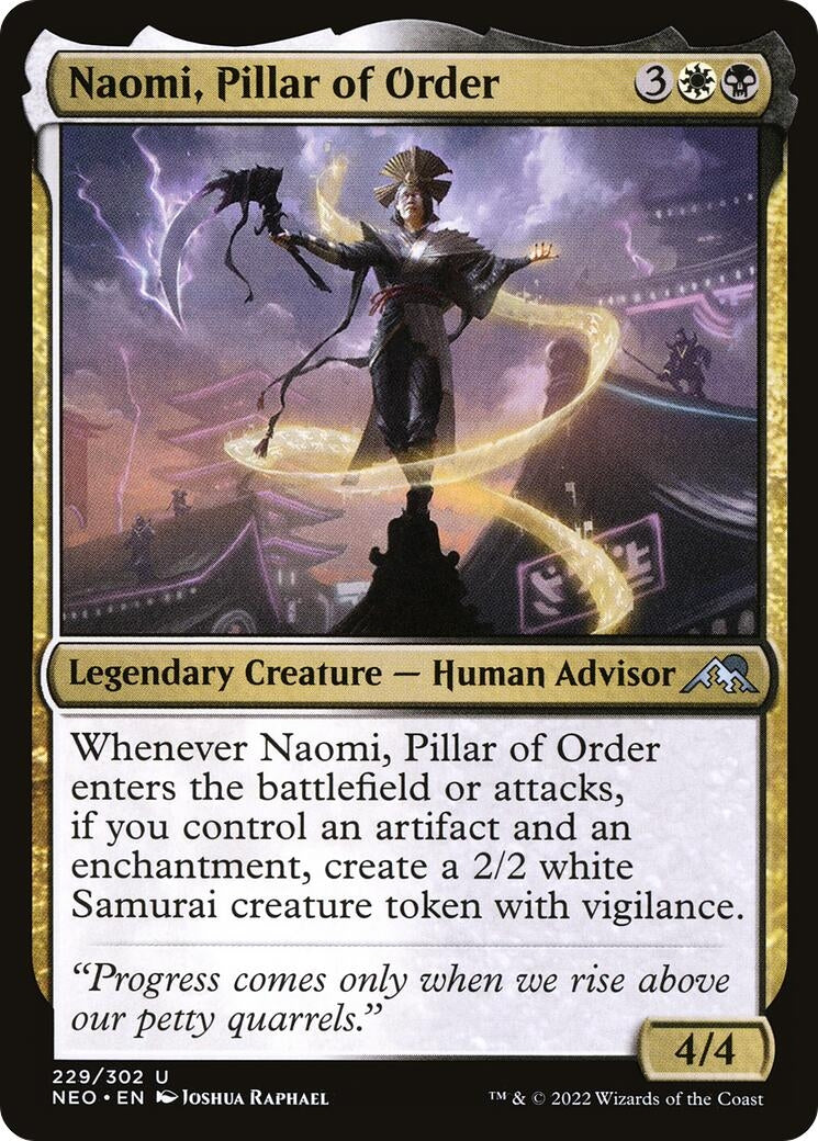 Image for Naomi, Pillar of Order (229) [Kamigawa: Neon Dynasty] - Magic: The Gathering