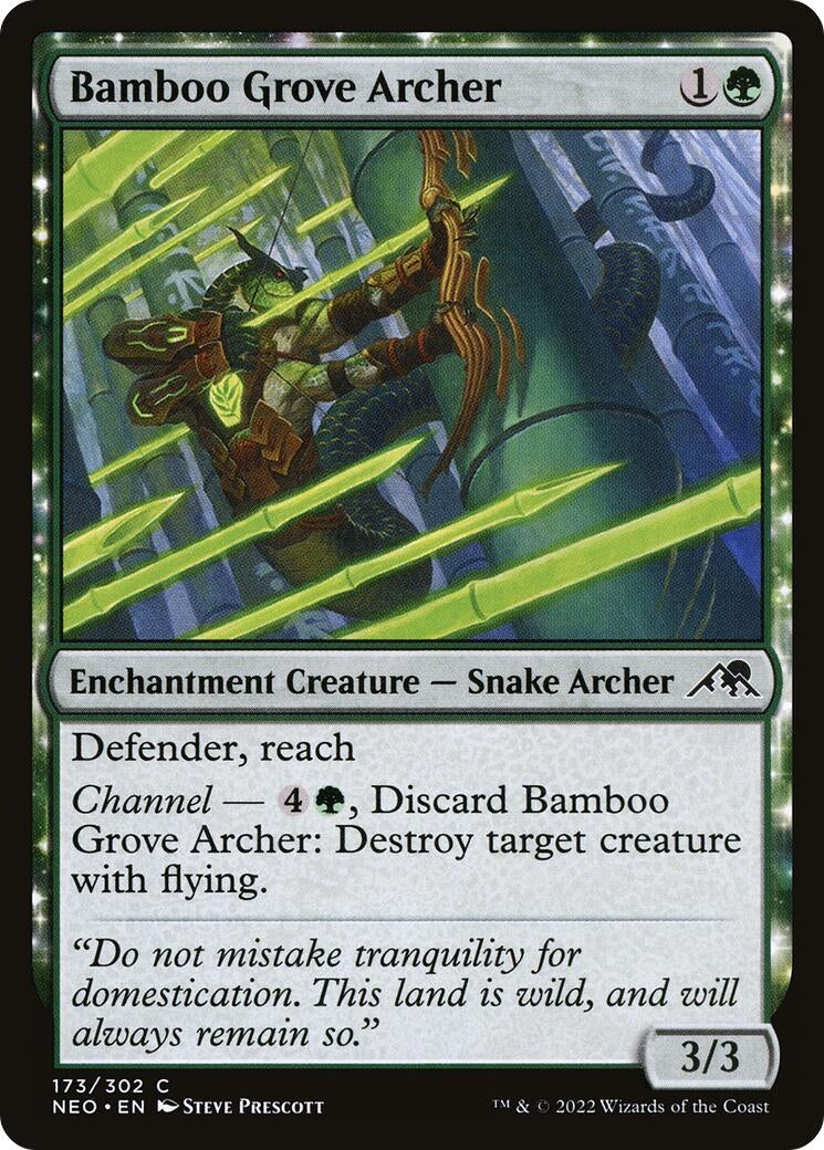 Image for Bamboo Grove Archer (173) [Kamigawa: Neon Dynasty] - Magic: The Gathering