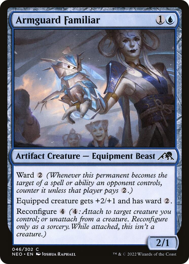 Image for Armguard Familiar (46) [Kamigawa: Neon Dynasty] - Magic: The Gathering