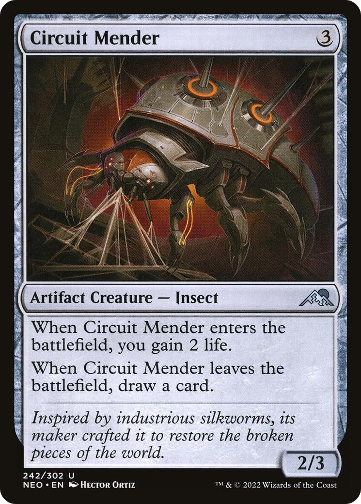 Image for Circuit Mender (242) [Kamigawa: Neon Dynasty] - Magic: The Gathering