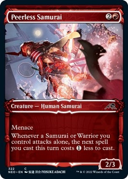 Image for Peerless Samurai (Showcase) (322) [Kamigawa: Neon Dynasty] - Magic: The Gathering