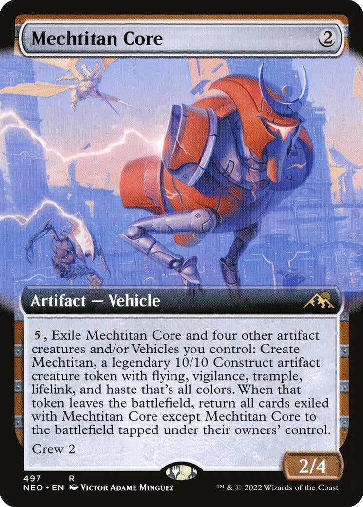 Image for Mechtitan Core (Extended Art) (497) [Kamigawa: Neon Dynasty] - Magic: The Gathering