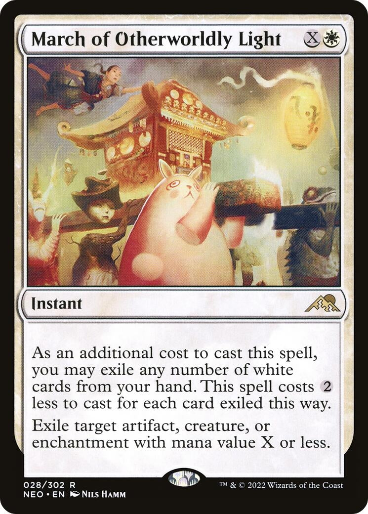 Image for March of Otherworldly Light (28) [Kamigawa: Neon Dynasty] - Magic: The Gathering