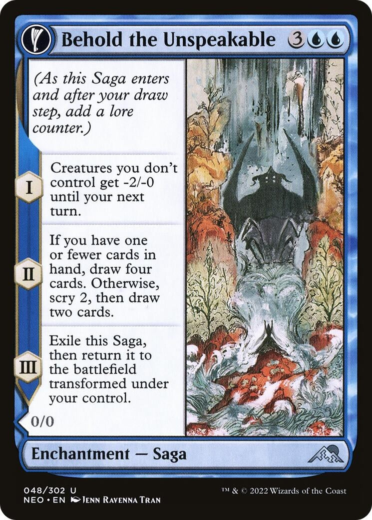Image for Behold the Unspeakable (48) [Kamigawa: Neon Dynasty] - Magic: The Gathering