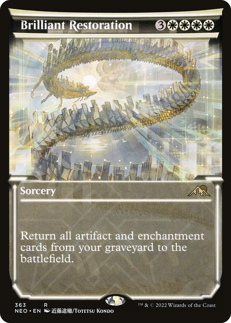 Image for Brilliant Restoration (Showcase) (363) [Kamigawa: Neon Dynasty] - Magic: The Gathering