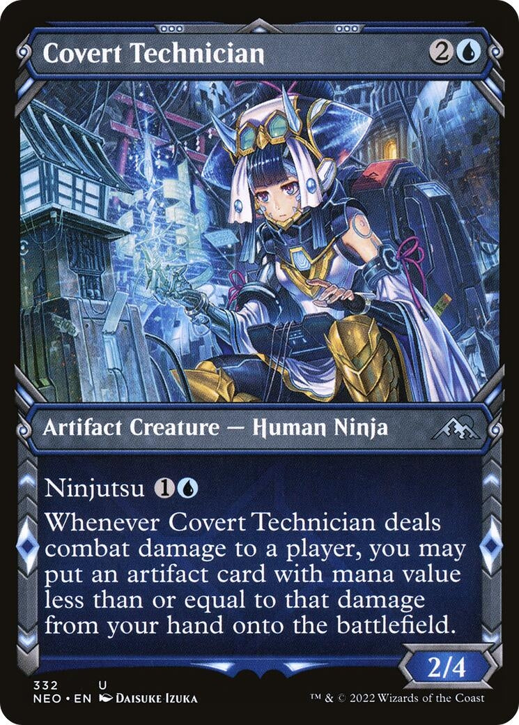 Image for Covert Technician (Showcase) (332) [Kamigawa: Neon Dynasty] - Magic: The Gathering