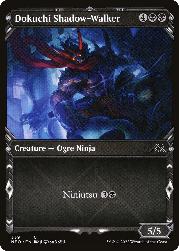 Image for Dokuchi Shadow-Walker (Showcase) (339) [Kamigawa: Neon Dynasty] - Magic: The Gathering