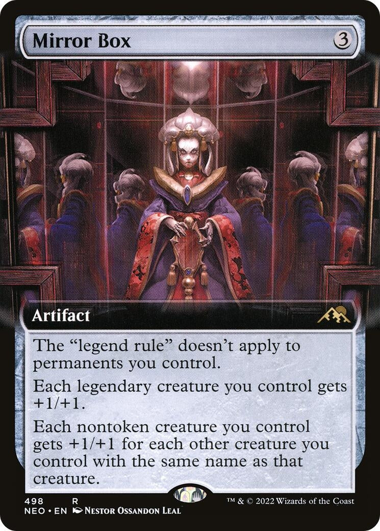 Image for Mirror Box (Extended Art) (498) [Kamigawa: Neon Dynasty] - Magic: The Gathering