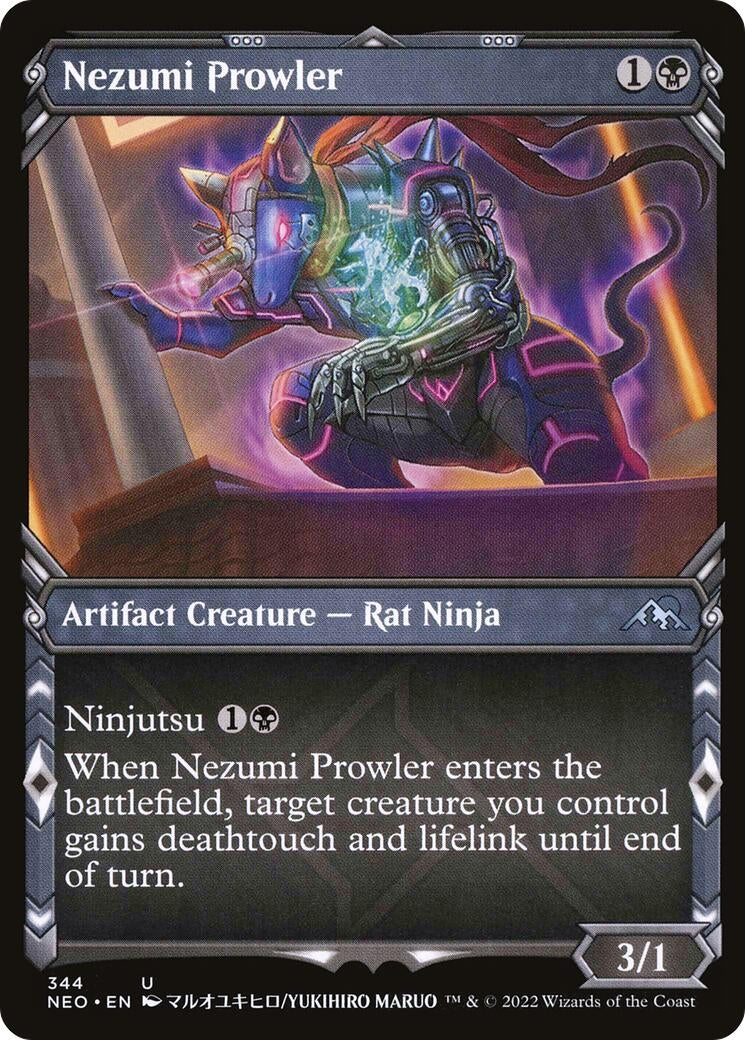 Image for Nezumi Prowler (Showcase) (344) [Kamigawa: Neon Dynasty] - Magic: The Gathering