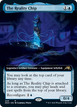 Image for The Reality Chip (Extended Art) (449) [Kamigawa: Neon Dynasty] - Magic: The Gathering