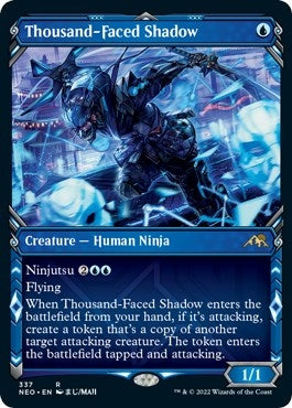 Image for Thousand-Faced Shadow (Showcase) (337) [Kamigawa: Neon Dynasty] - Magic: The Gathering