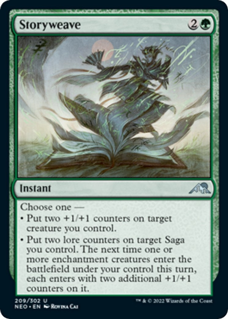 Image for Storyweave (209) [Kamigawa: Neon Dynasty] - Magic: The Gathering