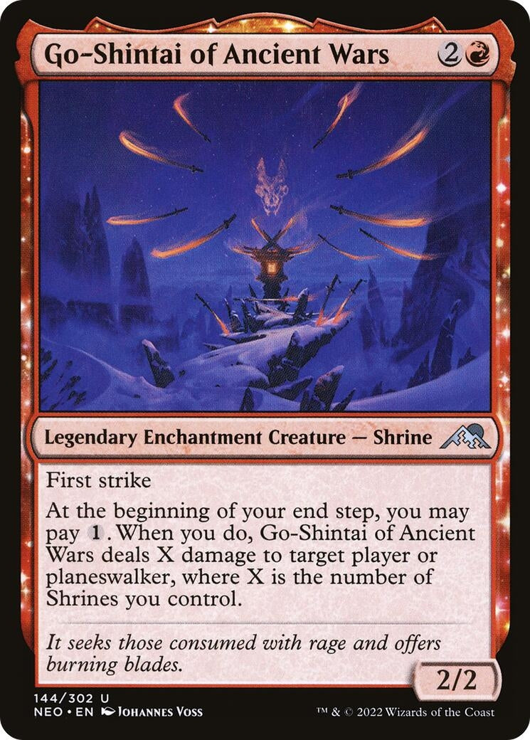 Image for Go-Shintai of Ancient Wars (144) [Kamigawa: Neon Dynasty] - Magic: The Gathering
