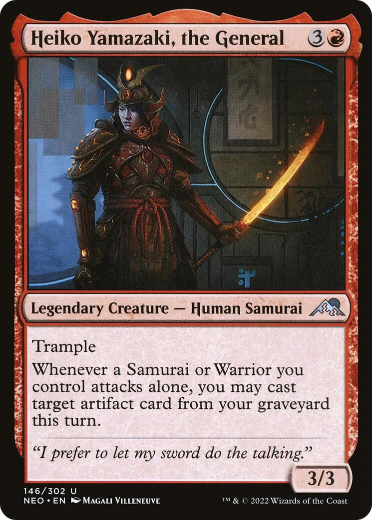 Image for Heiko Yamazaki, the General (146) [Kamigawa: Neon Dynasty] - Magic: The Gathering