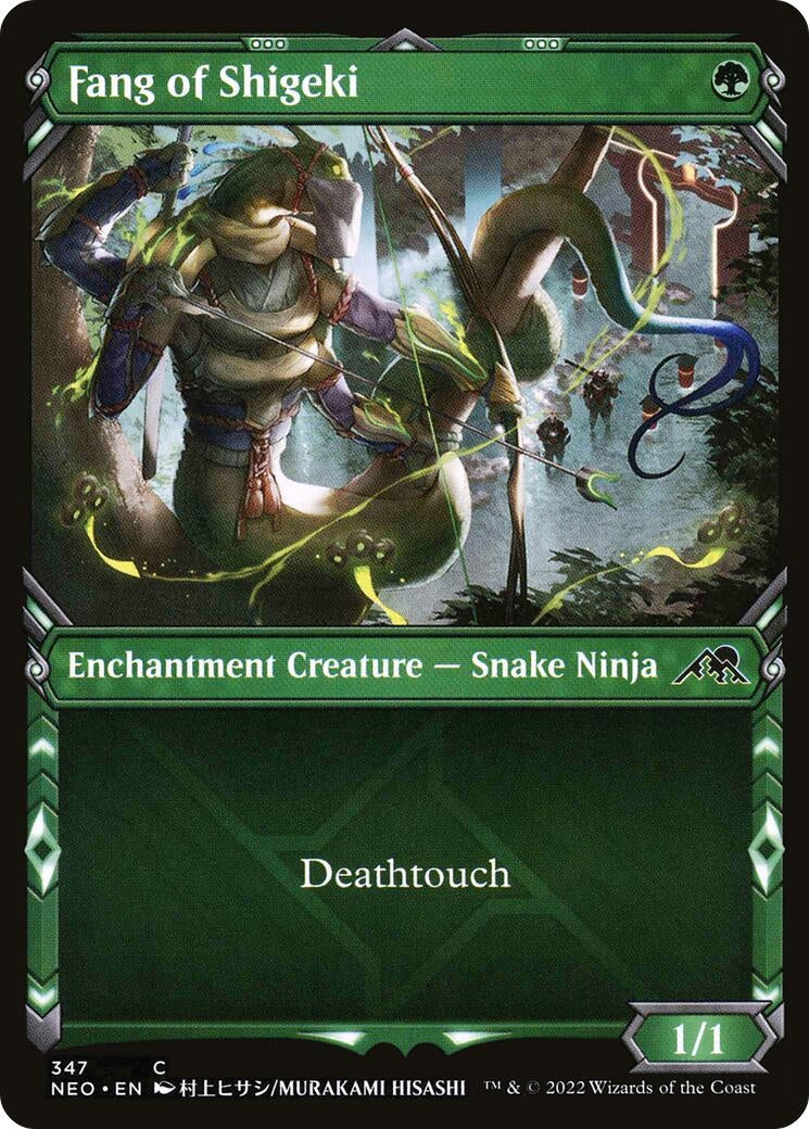 Image for Fang of Shigeki (Showcase) (347) [Kamigawa: Neon Dynasty] - Magic: The Gathering