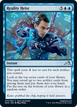 Image for Reality Heist (75) [Kamigawa: Neon Dynasty] - Magic: The Gathering