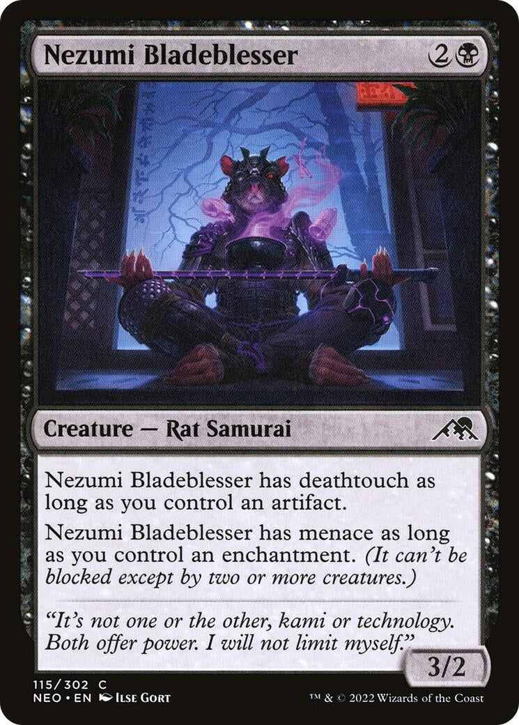 Image for Nezumi Bladeblesser (115) [Kamigawa: Neon Dynasty] - Magic: The Gathering