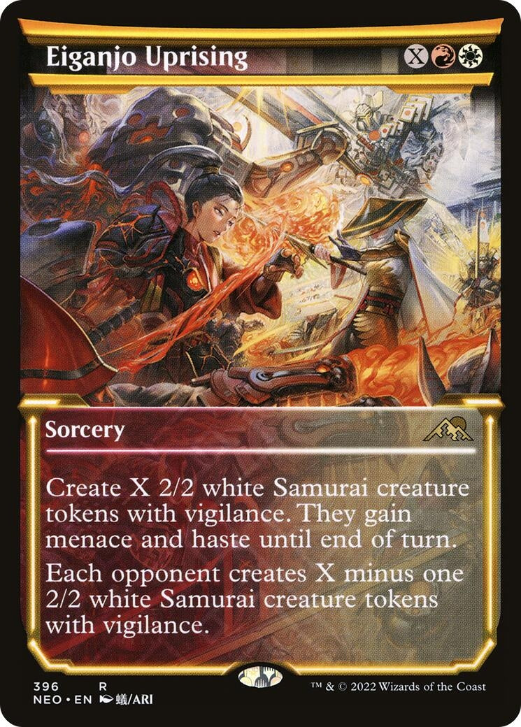 Image for Eiganjo Uprising (Showcase) (396) [Kamigawa: Neon Dynasty] - Magic: The Gathering
