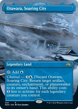 Image for Otawara, Soaring City (Borderless) (414) [Kamigawa: Neon Dynasty] - Magic: The Gathering
