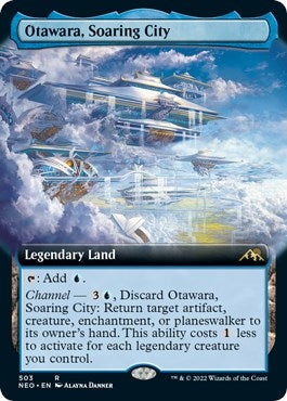 Image for Otawara, Soaring City (Extended Art) (503) [Kamigawa: Neon Dynasty] - Magic: The Gathering