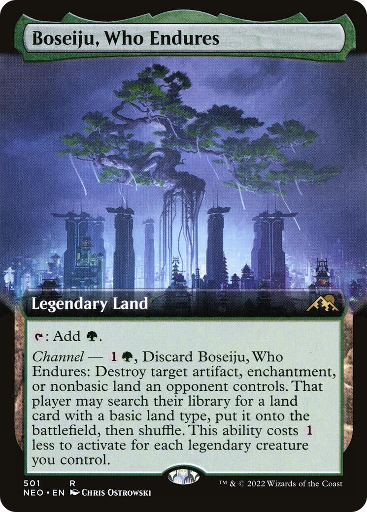 Image for Boseiju, Who Endures (Extended Art) (501) [Kamigawa: Neon Dynasty] - Magic: The Gathering