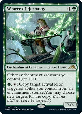 Image for Weaver of Harmony (213) [Kamigawa: Neon Dynasty] - Magic: The Gathering
