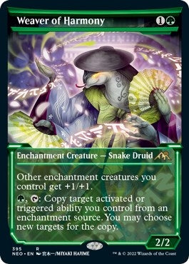 Image for Weaver of Harmony (Showcase) (395) [Kamigawa: Neon Dynasty] - Magic: The Gathering