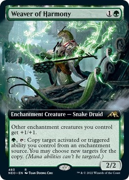 Image for Weaver of Harmony (Extended Art) (483) [Kamigawa: Neon Dynasty] - Magic: The Gathering