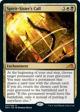Image for Spirit-Sister's Call (237) [Kamigawa: Neon Dynasty] - Magic: The Gathering