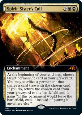 Image for Spirit-Sister's Call (Extended Art) (495) [Kamigawa: Neon Dynasty] - Magic: The Gathering