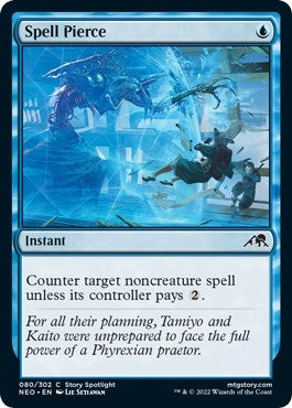 Image for Spell Pierce (80) [Kamigawa: Neon Dynasty] - Magic: The Gathering