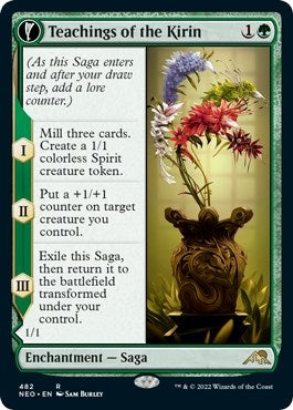 Image for Teachings of the Kirin (Extended Art) (482) [Kamigawa: Neon Dynasty] - Magic: The Gathering
