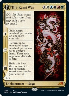 Image for The Kami War (Extended Art) (489) [Kamigawa: Neon Dynasty] - Magic: The Gathering