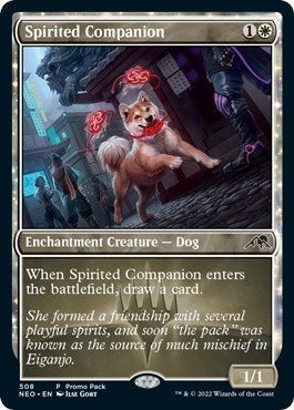 Image for Spirited Companion (508) [Kamigawa: Neon Dynasty] - Magic: The Gathering