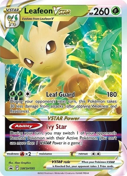 Image for Leafeon VSTAR - SWSH195 (SWSH195) [SWSH: Sword & Shield Promo Cards] - Pokemon