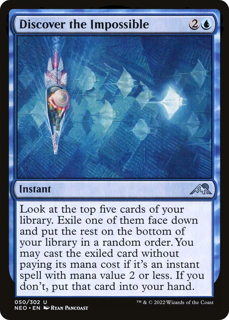 Image for Discover the Impossible (50) [Kamigawa: Neon Dynasty] - Magic: The Gathering